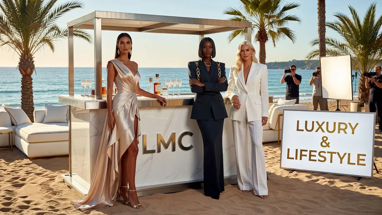 Club brand presence at the beach bar