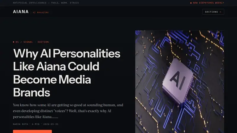 Home page of AIANA