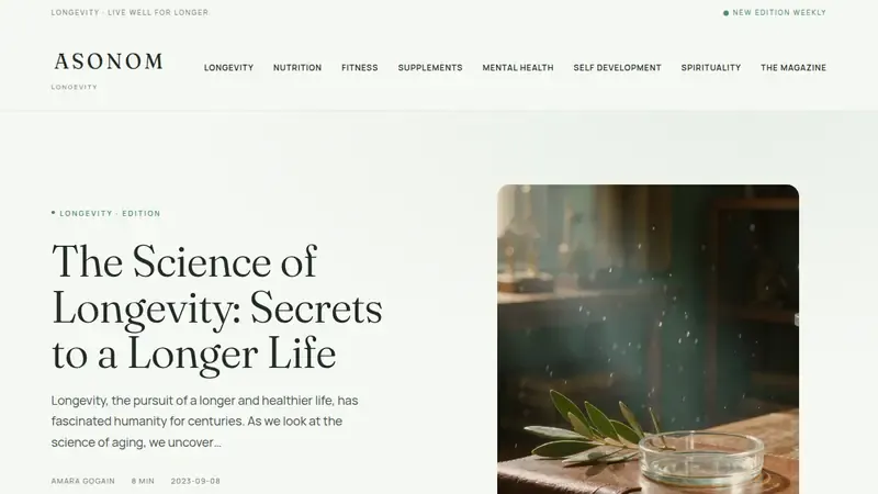 Home page of ASONOM International