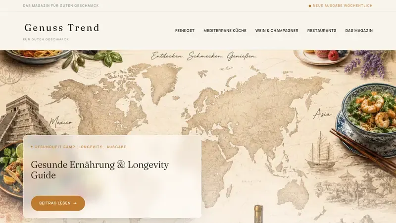 Home page of Genuss Trend