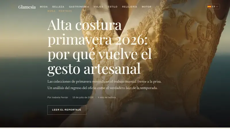 Home page of Glamesia España
