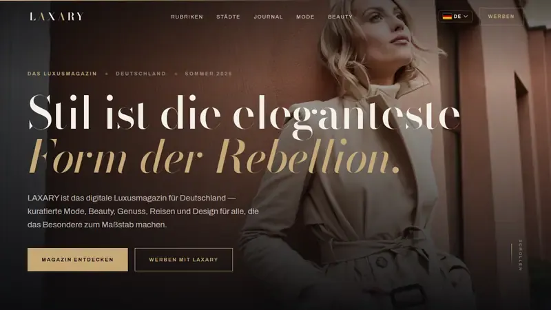 Home page of Laxary Deutschland