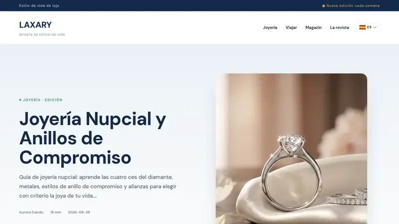 Home page of Laxary España