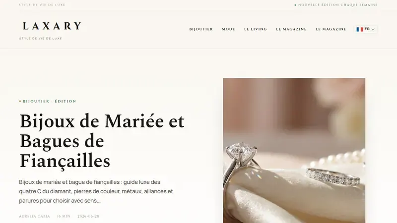 Home page of Laxary France