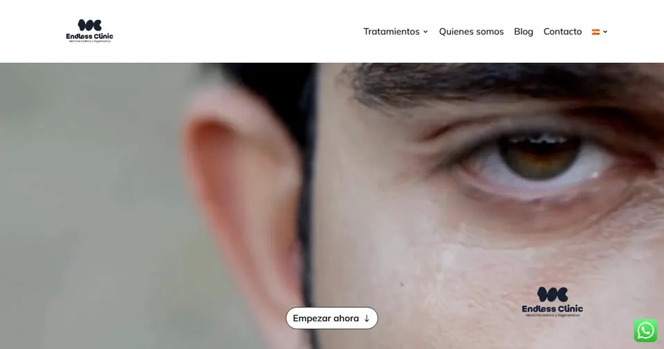 Home page of Endless Clinic