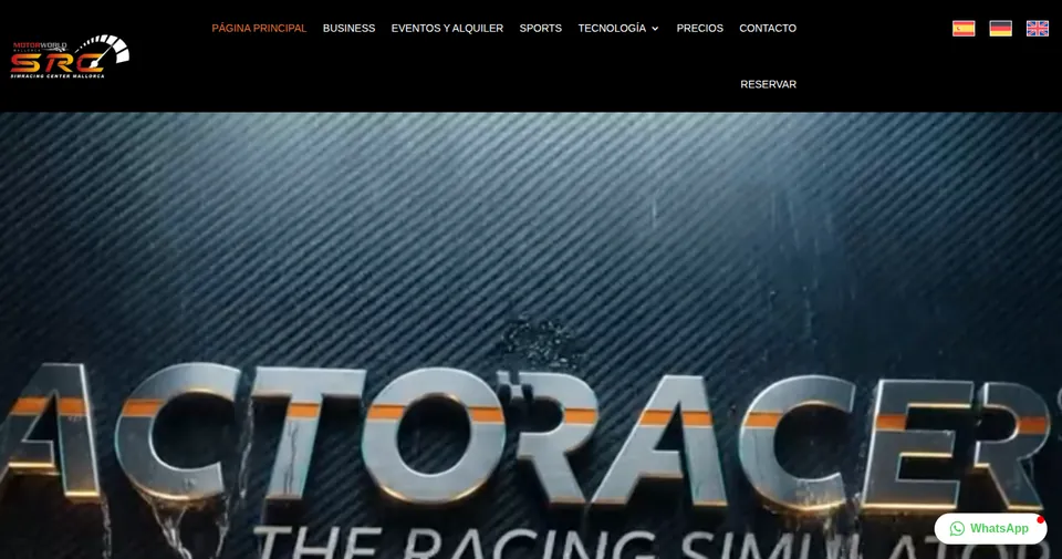 Home page of Sim.Racing Center Mallorca