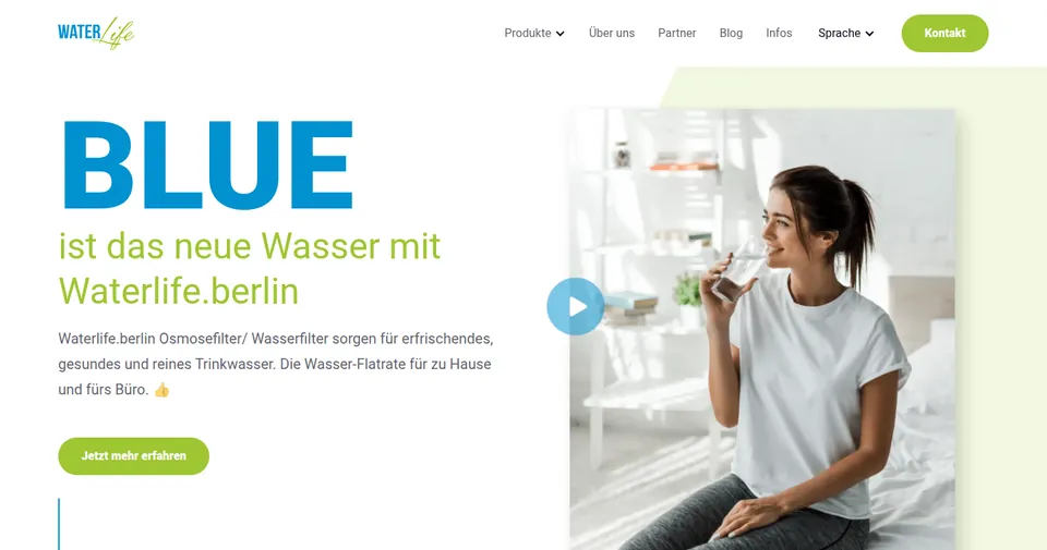 Home page of WATERlife Berlin